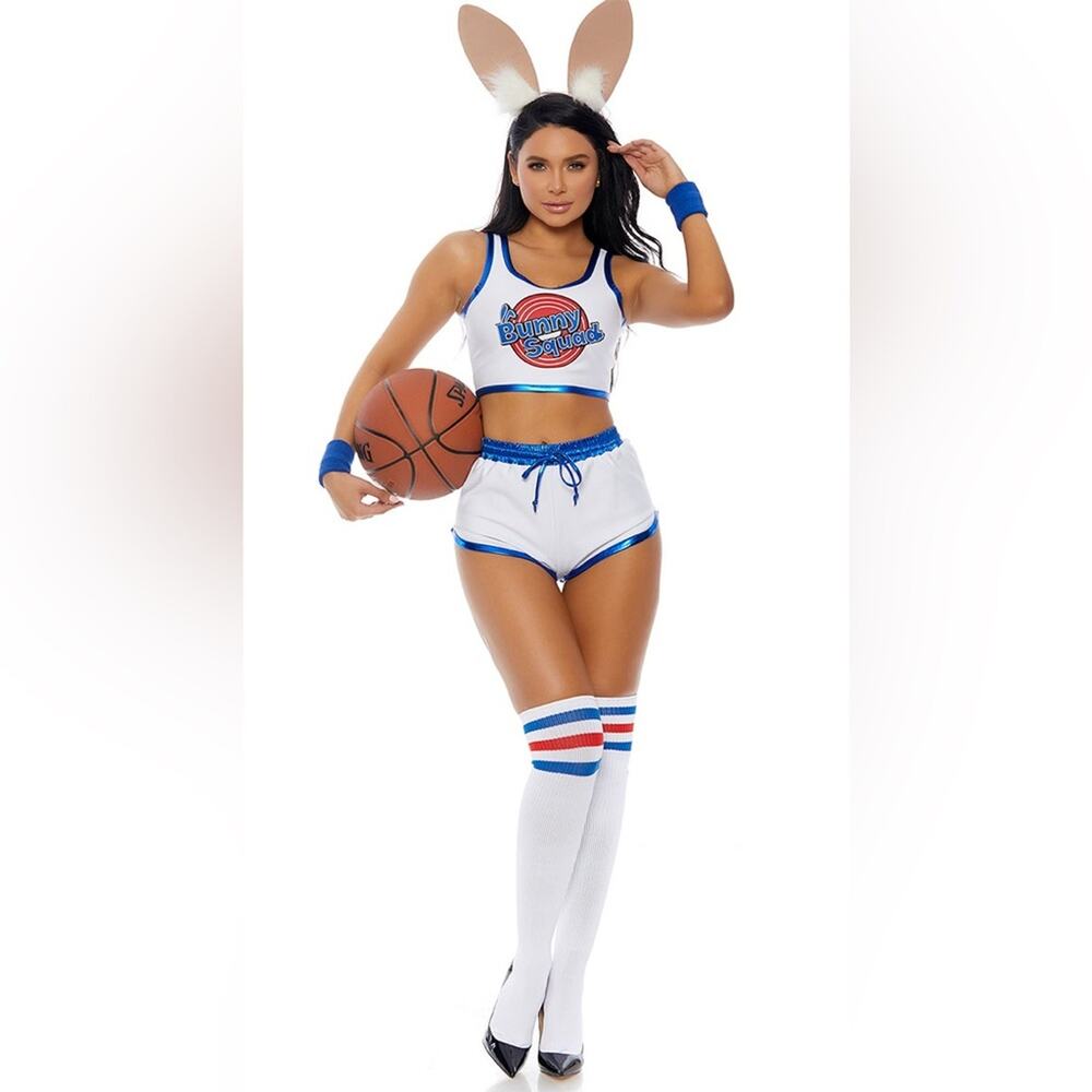 NEW Forplay Bunny Squad Space Jam Costume Size Medium Large
